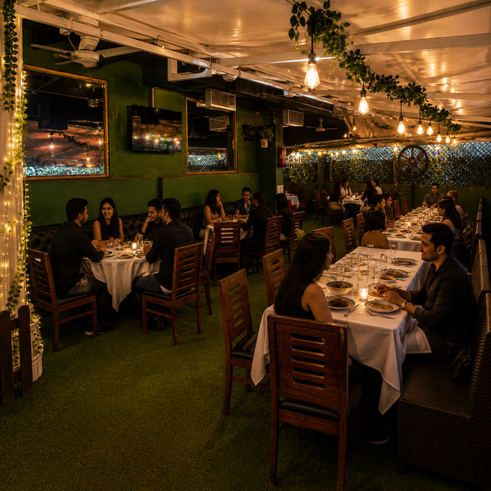 Vegetarian Set Menu Experience for Two at Green House Restobar Mumbai