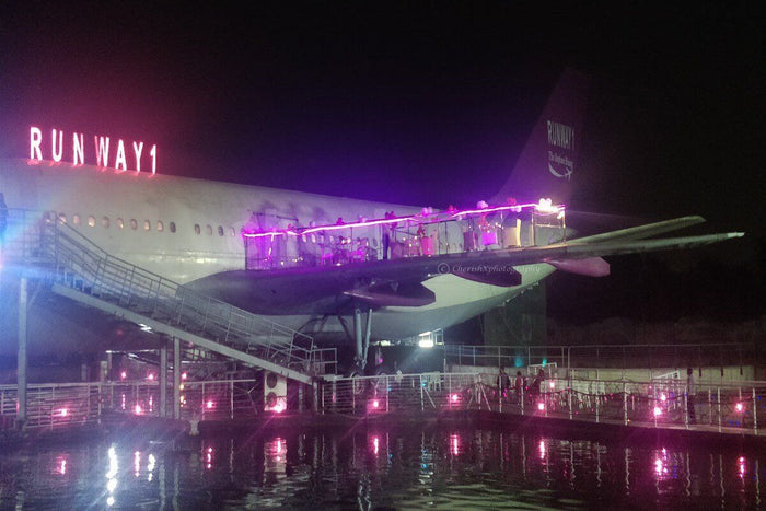 Dinner on Aircraft Wings