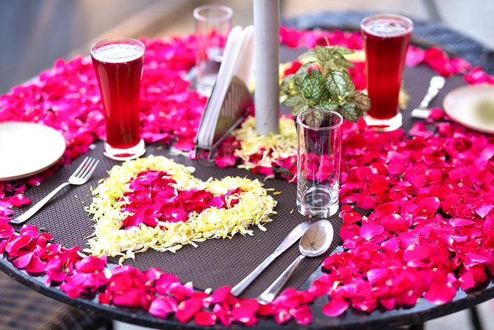 Rooftop Romatic Candle Light Dinner At Mango Suites