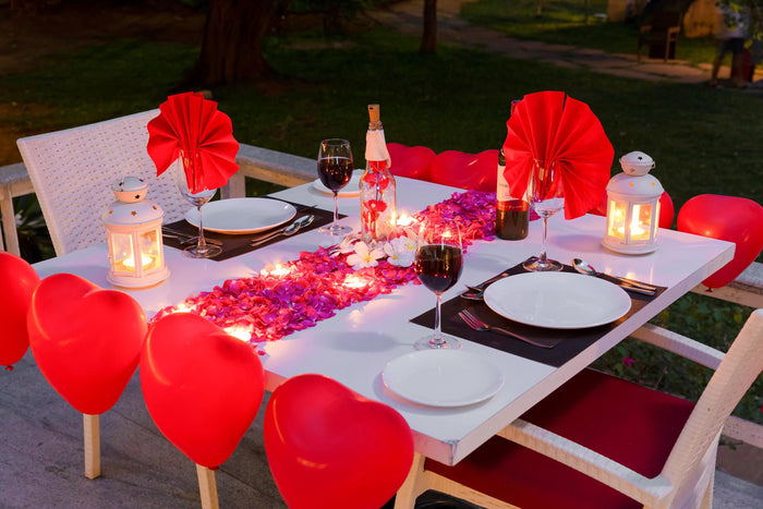 Open Air Candle Light Dinner At Ellaa Hotel