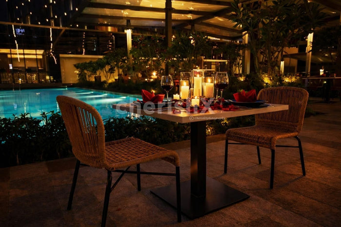 Exotic Poolside Candle Light Dinner - Hilton by Manyata