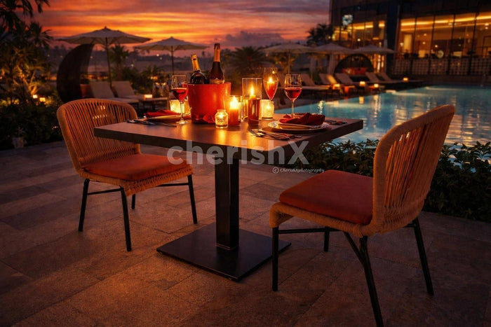Exotic Poolside Candle Light Dinner - Hilton by Manyata