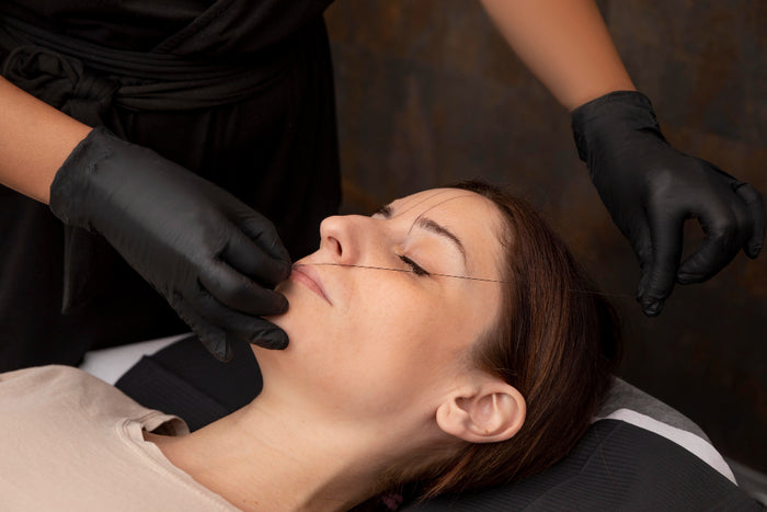 Flawless 15-Minute Upper Lip Threading Experience at The Qalm Spa & Salon - Indore Marriott Hotel