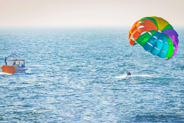 Parasailing in Kovalam
