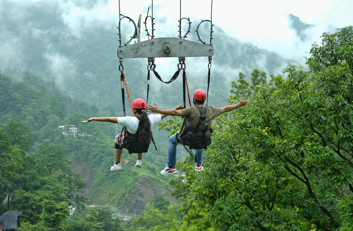 Adrenaline-Packed 83m Bungee Jump, Giant Swing & Flying Fox Combo in Rishikesh