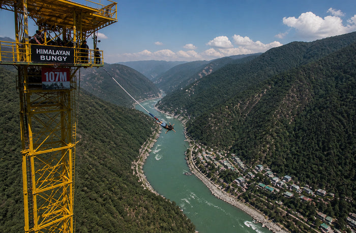 Adrenaline-Packed Rishikesh Thrill Combo with Multiple Bungee Jump Styles and Activities
