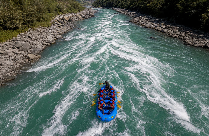 Premium 26km River Rafting Experience with Drone Coverage and Video in Rishikesh