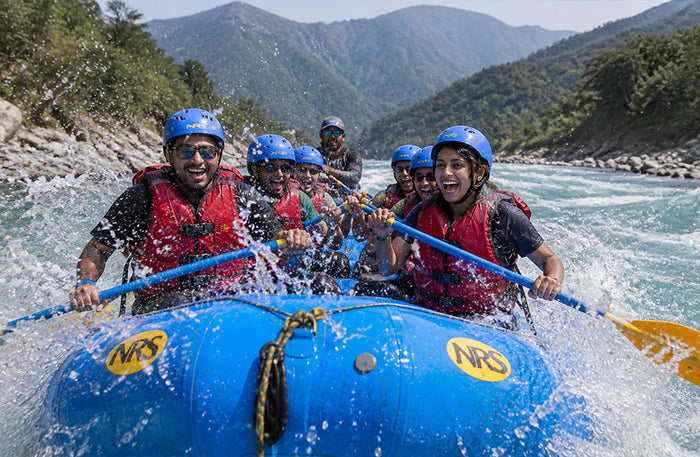 Premium 12km River Rafting Experience with Drone Coverage and Video in Rishikesh