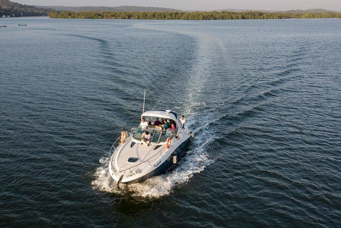 Immersive Luxury Speed Boat Cruising In Goa