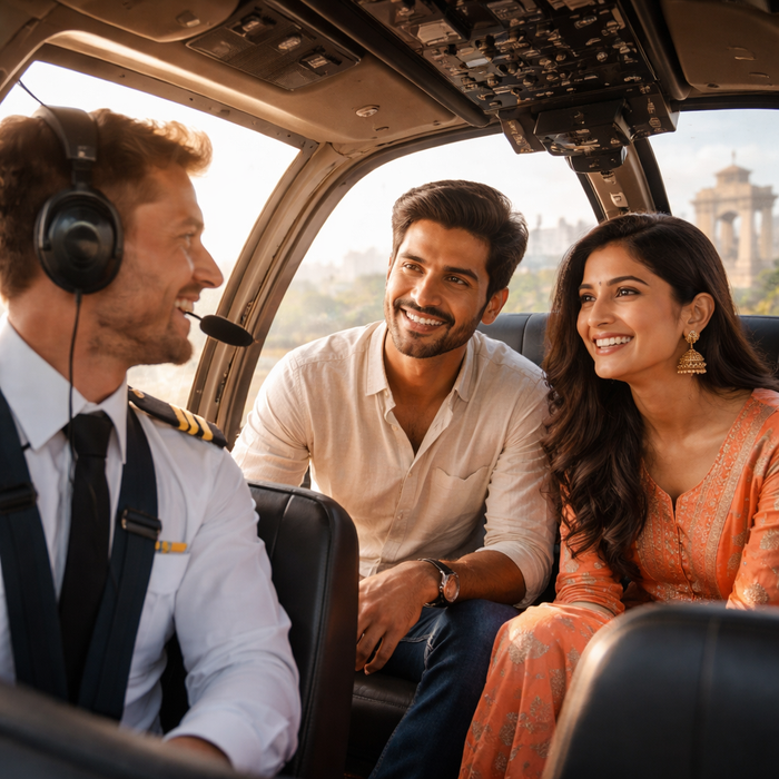 Scenic 20-Minute Shared Helicopter Ride Over Gurugram Skyline
