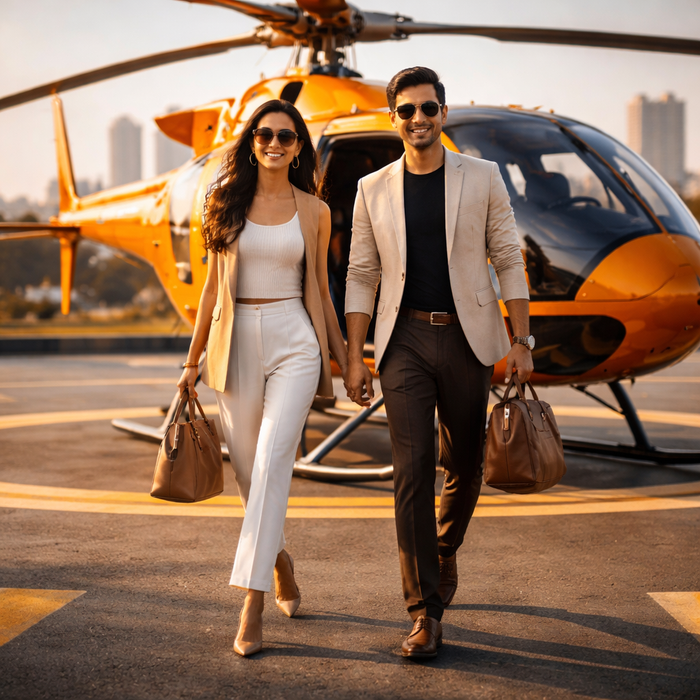 Scenic 20-Minute Shared Helicopter Ride Over Gurugram Skyline