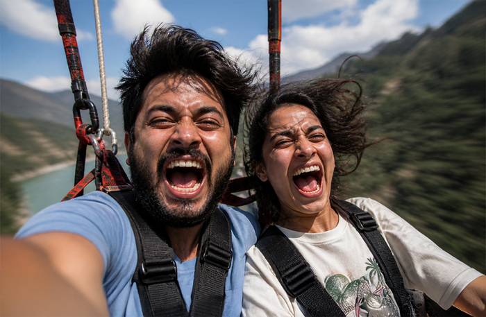 Adrenaline-Packed Rishikesh Thrill Combo with Multiple Bungee Jump Styles and Activities