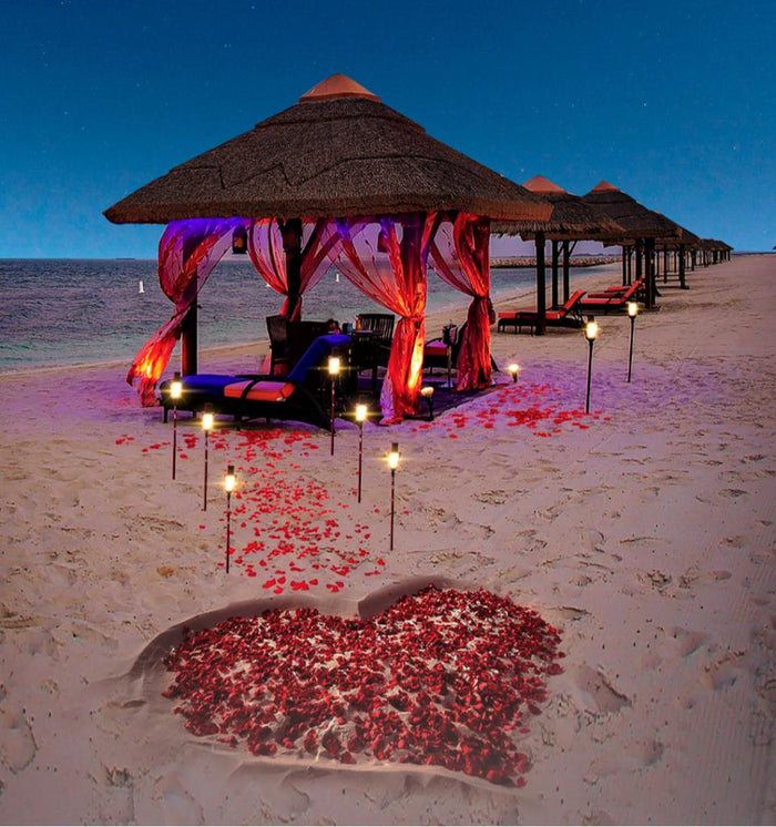 Romantic Beachside Cabana Experience for Two in Mumbai
