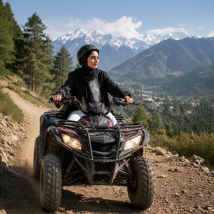 Adventure-Filled 2.25 KM Sportsman 570 ATV Trail Self Drive Experience in Palampur