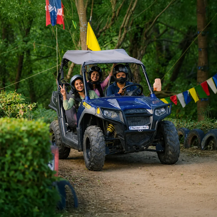 Adventure-Filled Razor 570 3-Seater ATV Driving Experience on Palampur's Tea Track