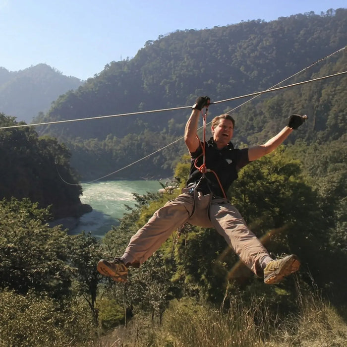 Thrilling Eagle Rock Ziplining Experience in Parunthumpara