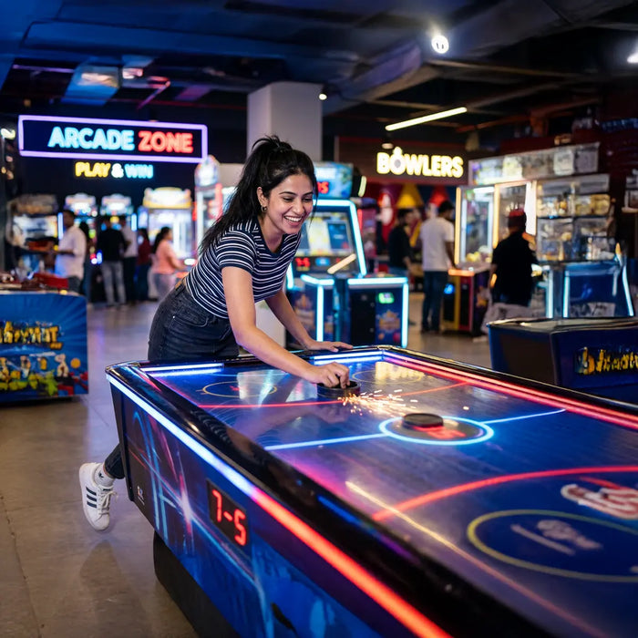 Air Hockey Table Experience at Garron Play Arena