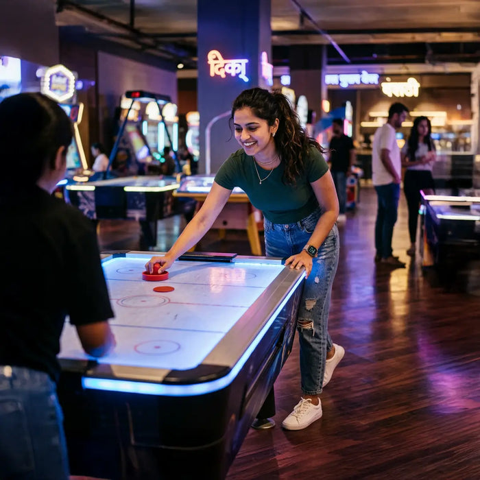 Air Hockey Table Experience at Garron Play Arena