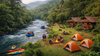 Riverside Tent Accommodation near Kolad for Adventurers