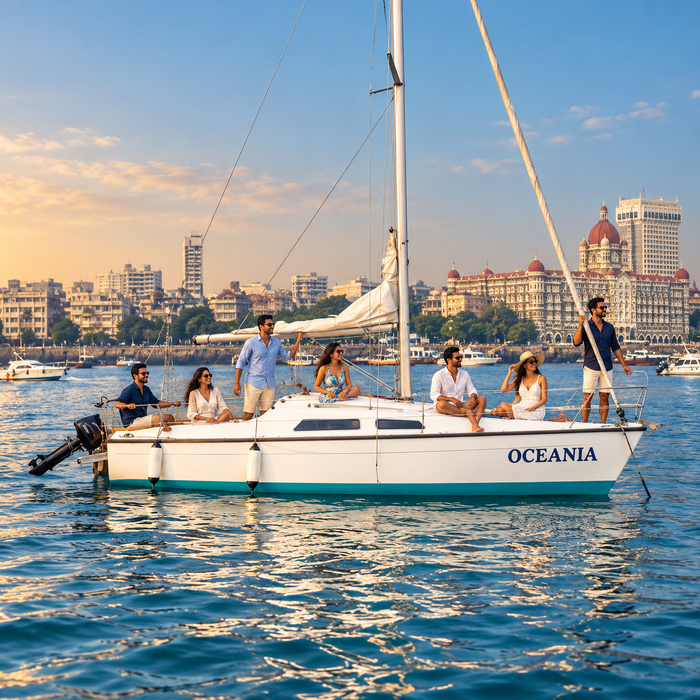 Blissful Private Oceania Yacht Sailing in Mumbai for Up to 8 People