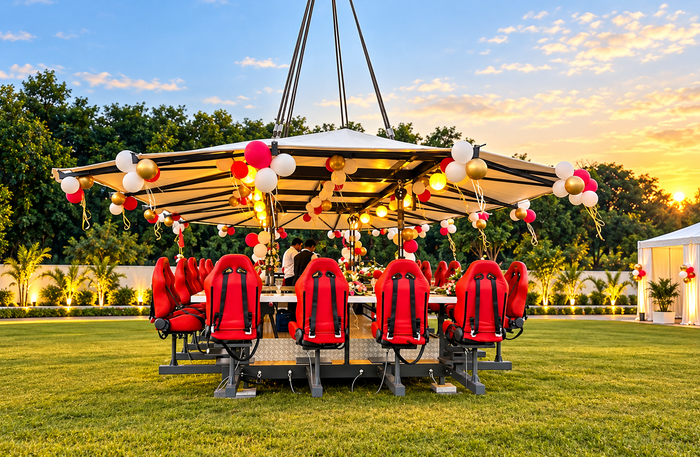 SkyDining Aamby Valley City - Extraordinary Aerial Dining Experience for Two