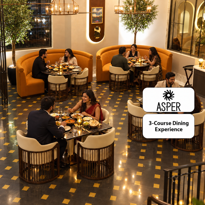 Asper Gurugram - Premium 3-Course Dining Experience for Two