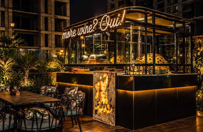 The Sky High Noida - Romantic Dining Experience for Two with Rooftop Views