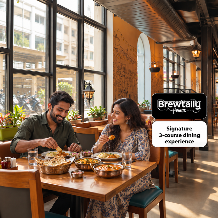 Brewtally Honest Connaught Place - Signature Dining Experience for Two