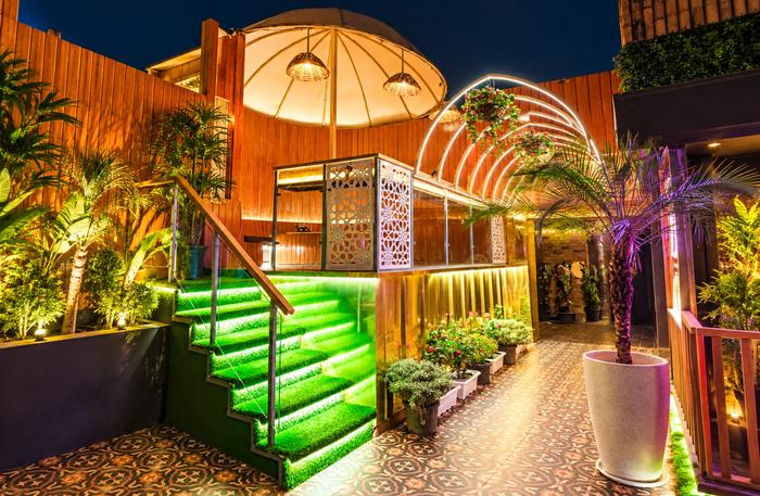 The Dom Lounge New Delhi - Romantic Rooftop Dining Experience for Two
