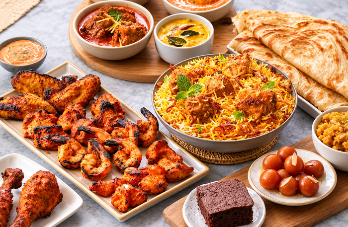 The Ancient Barbeque & Bar Noida - Signature BBQ Dinner Buffet with Live Entertainment for Two