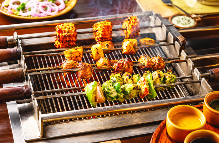 The Ancient Barbeque & Bar Noida - Signature BBQ Dinner Buffet with Live Entertainment for Two