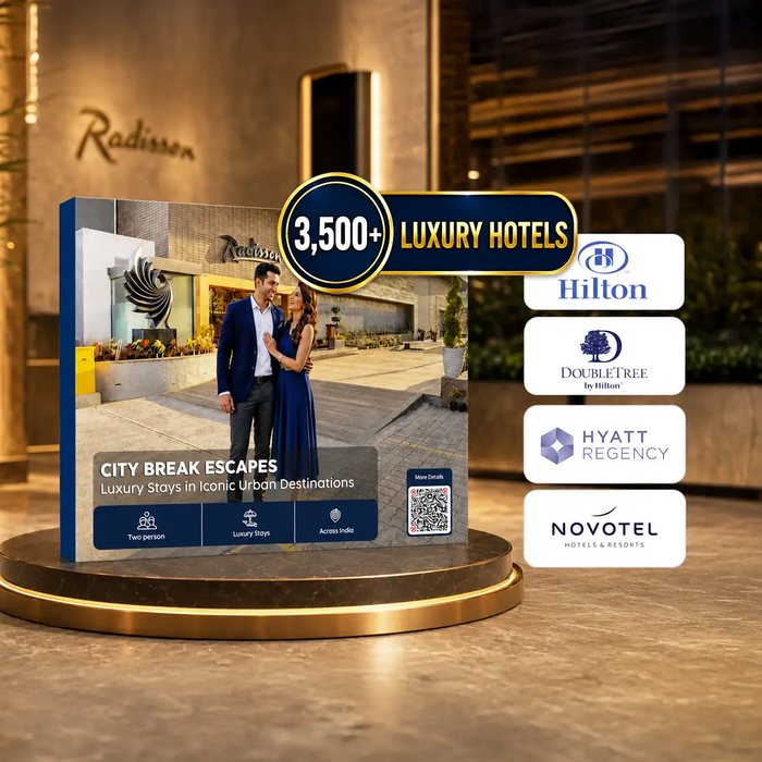 Deluxe City Breaks: Two Night Urban Exploration & Stay at 3,500+ Hotels Across India
