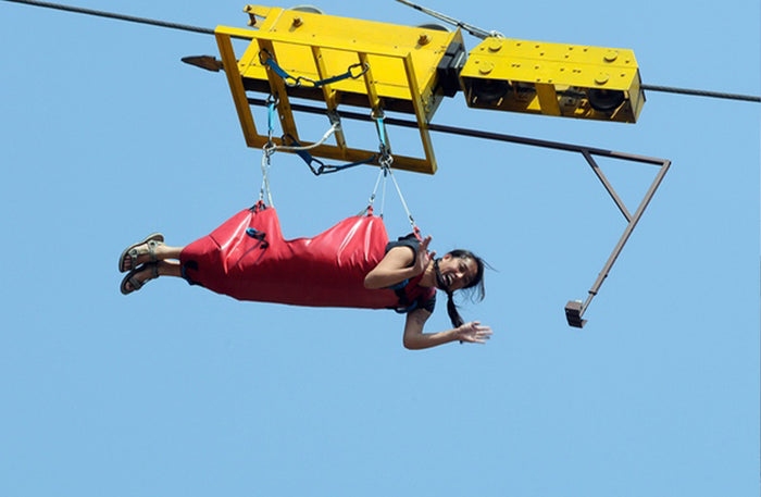 Epic 83m Tower Bungee & Flying Fox Combo in Rishikesh with Video & Cab Transfer