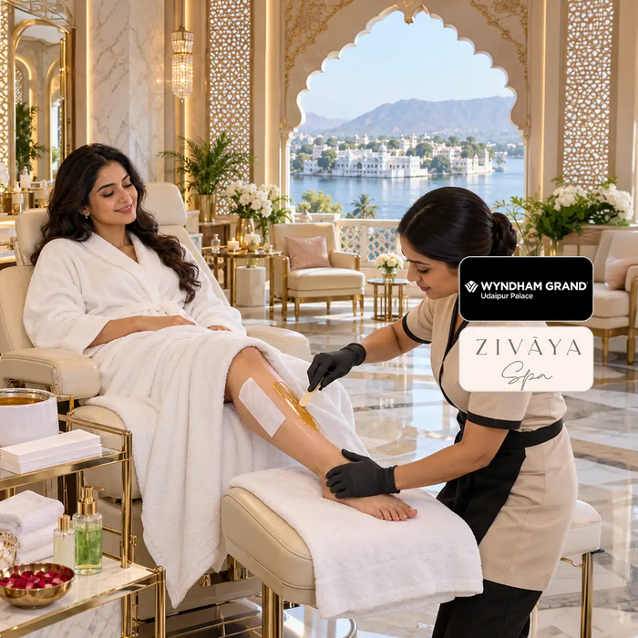 Hair-Free Half Leg Waxing Experience at Zivaya Spa – Wyndham Grand, Udaipur