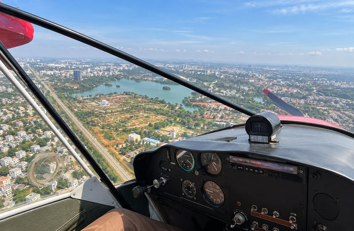 Exclusive 15-Minute Private Helicopter Ride Over Bengaluru for Up to 5 Guests with Panoramic City Views