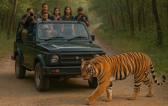 Thrilling Jeep Safari in Jim Corbett National Park from Ramnagar