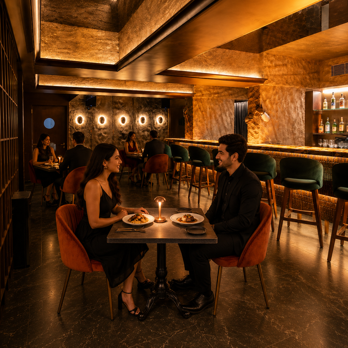 Elegant 3-Course Dinner Set Menu for Two at Kojak, Juhu, Mumbai