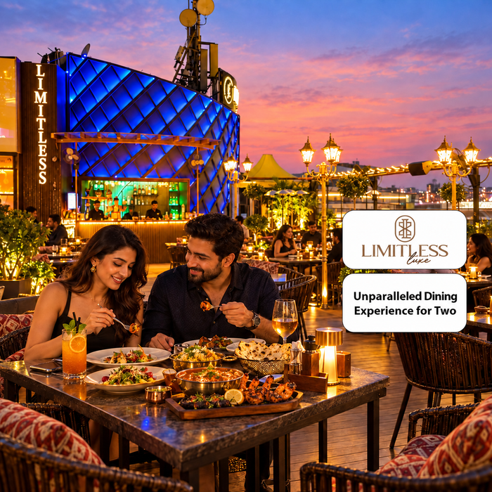Limitless Luxe Noida - Unparalleled Rooftop Dining Experience for Two