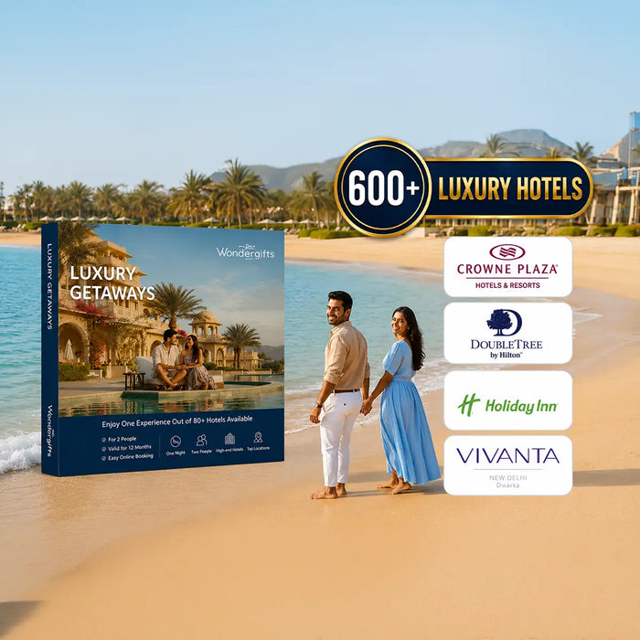 Luxury Getaways Gift Card Box: Choose Your Stay with Breakfast at 600+ High-Class Hotels