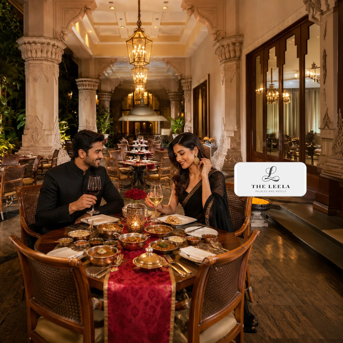 Maharaja Set Menu Dining Experience for Two at Jamavar, The Leela Palace Bengaluru