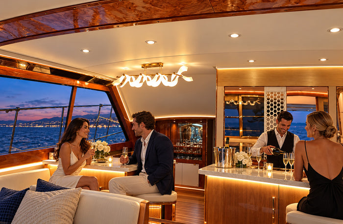 Majestic Private Royal Lady Yacht Sailing Experience for Up to 20 People in Mumbai