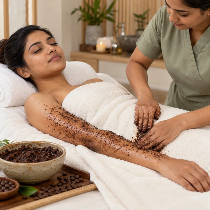 Relaxing 45-Minute Guatemalan Coffee Body Scrub Experience for One at Orion Wellness Spa Bengaluru