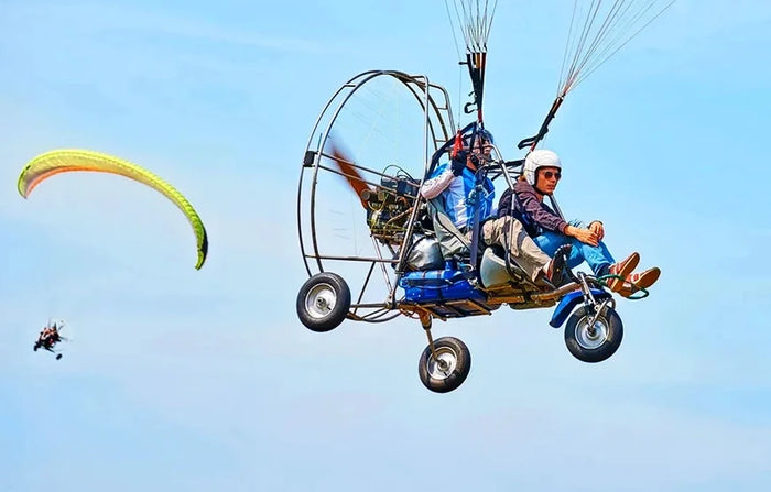 Adrenaline-Filled 20-Minute Tandem Paramotoring Adventure Above Hyderabad