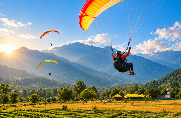 Scenic 20-Minute Tandem Paragliding Adventure Over Bir Billing and the Himalayas