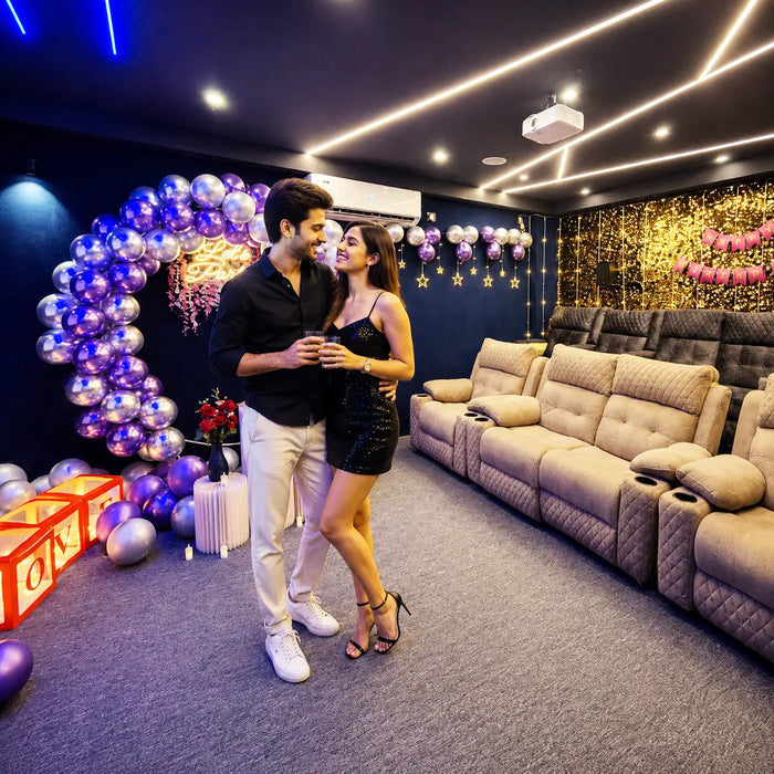 Private Theatre Celebration for 4 Guests in Bengaluru