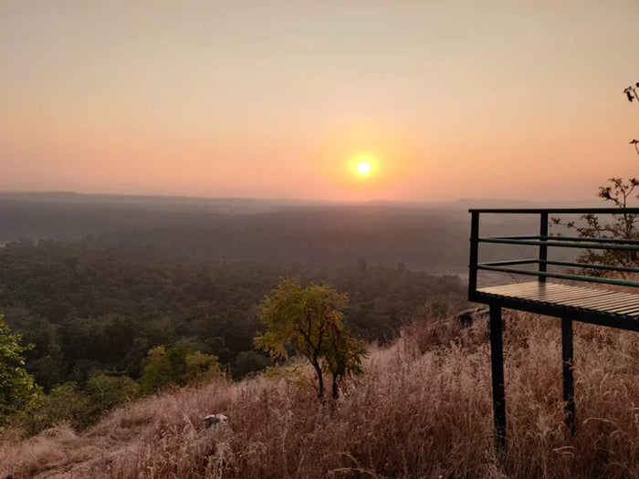 Thrilling Amodagad Waterfall Heritage Excursion near Kanha