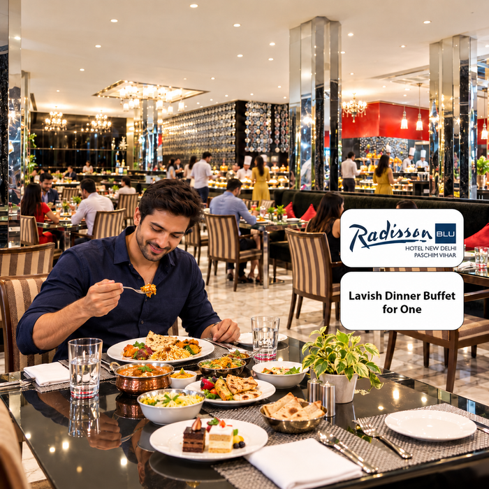 Radisson Blu Level 2 New Delhi - Lavish Dinner Buffet With Global Flavours and Live Stations