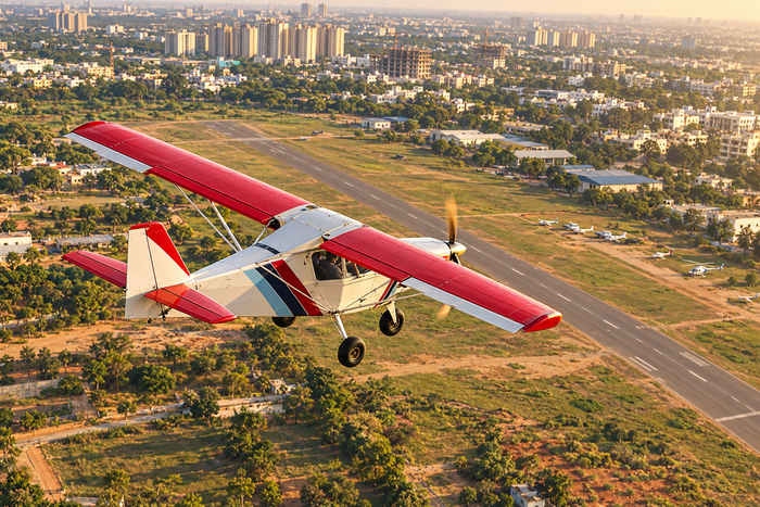 Thrilling Microlight Aircraft Flying Joyride Over Bengaluru with Breathtaking Views