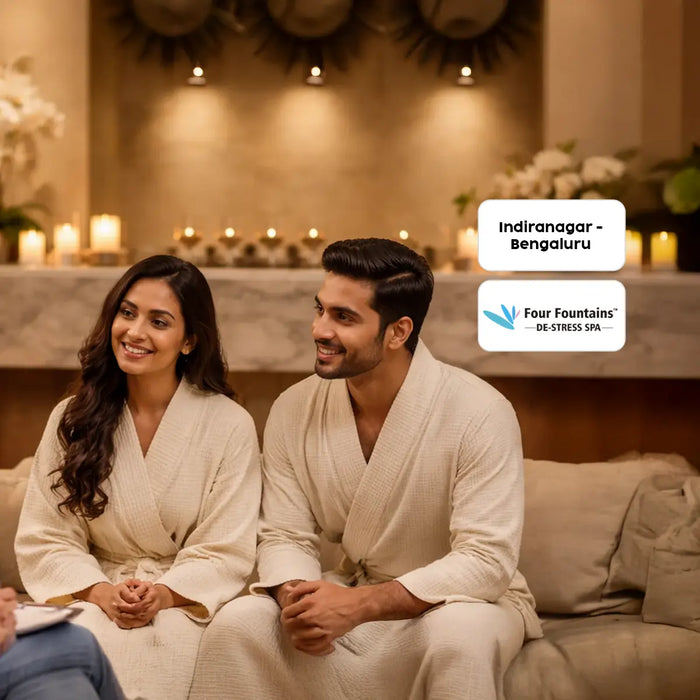 Rejuvenating 90-Minute Couple Massage at Four Fountains Spa - Indiranagar - Bengaluru