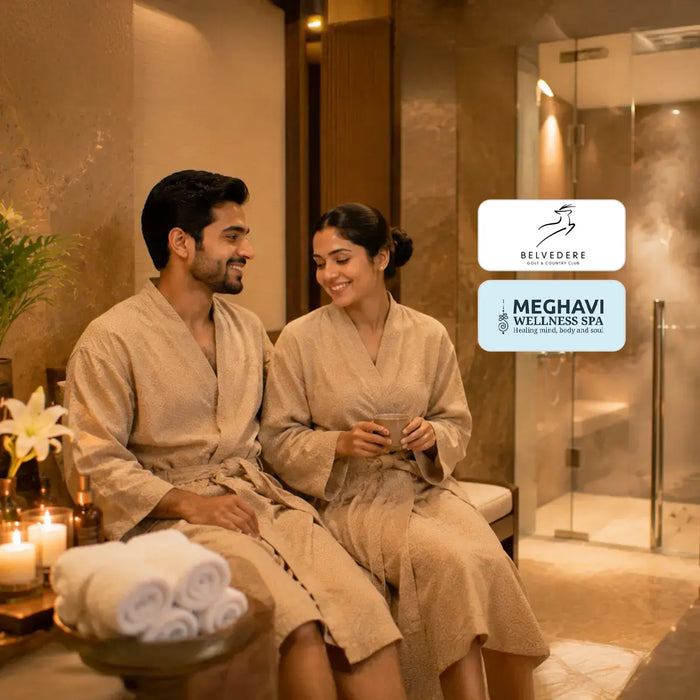 Relaxing One-Hour Couple Swedish Massage at Meghavi Wellness Spa - The Belvedere Golf And Country Club - Ahmedabad